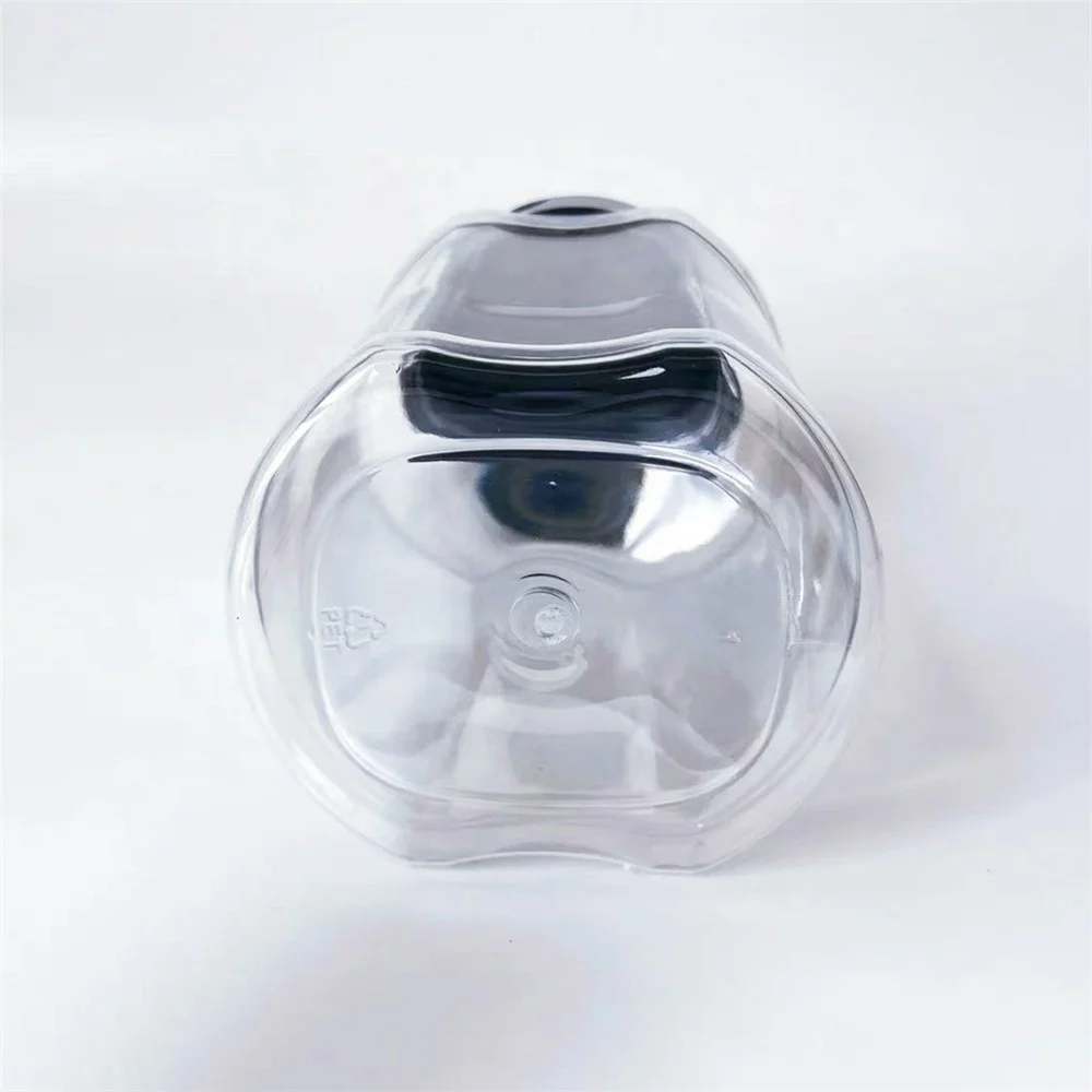 empty pet plastic spice jar condiment salt shaker with spice lid
