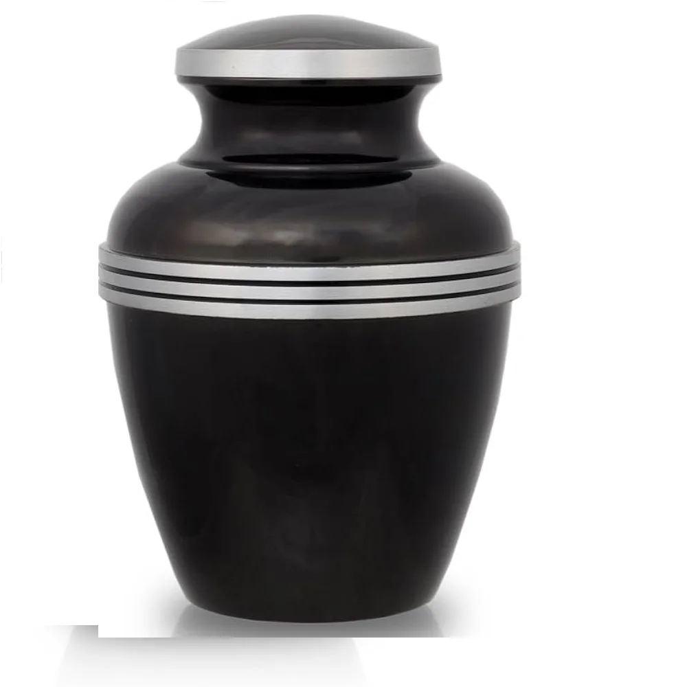 Hot selling Leaf engraved belt Cremation Urns funeral supplies brass cremation urns For Adult Ashes Keepsake Urns