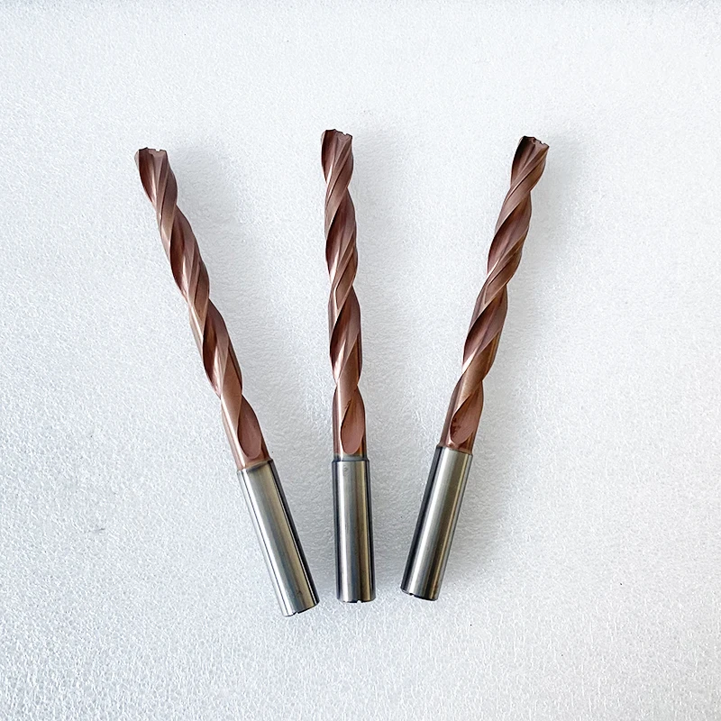 FULLOVE D10.8xL155 mm Tungsten Solid Cemented Carbide Drill Bits Through Coolant