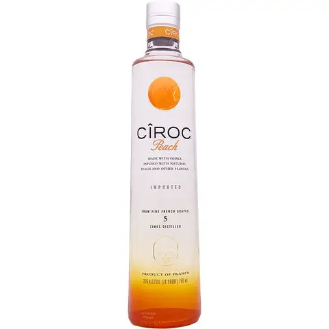 Acrylic Ciroc Vodka Carafes VIP Service Frosted Bottle Tray
