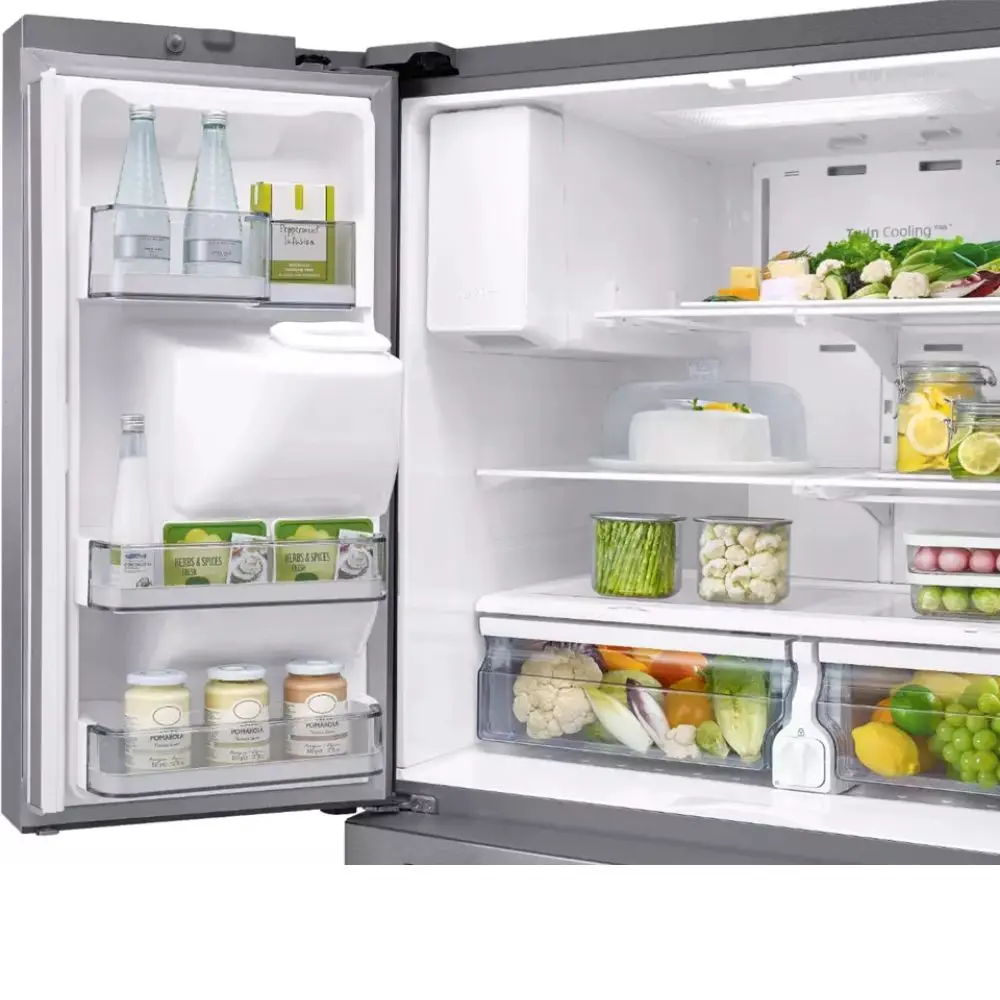 28 cu. ft. 4-Door French Door Refrigerator with 21.5 Touch Screen Family in Stainless Steel