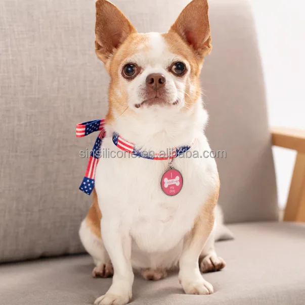 Dog Tags Stainless Steel Pet Tags Personalized Double-Sided Engraved Dog and Cat Tags Custom Pet Name