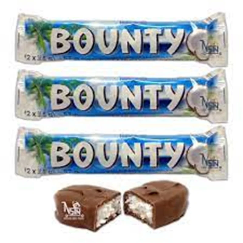 Bounty Coconut Milk Chocolate  with strawberry flavor