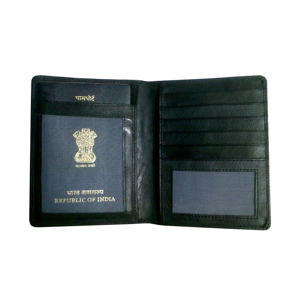 Perfect Minimal Size Leather Passport Cover Holder Indian Supplier