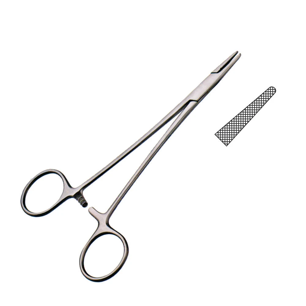 High Quality DERF CONVERSE Needle Holder Stainless Steel Surgical Instruments 12.5 cm by Volgocare Internatioanal