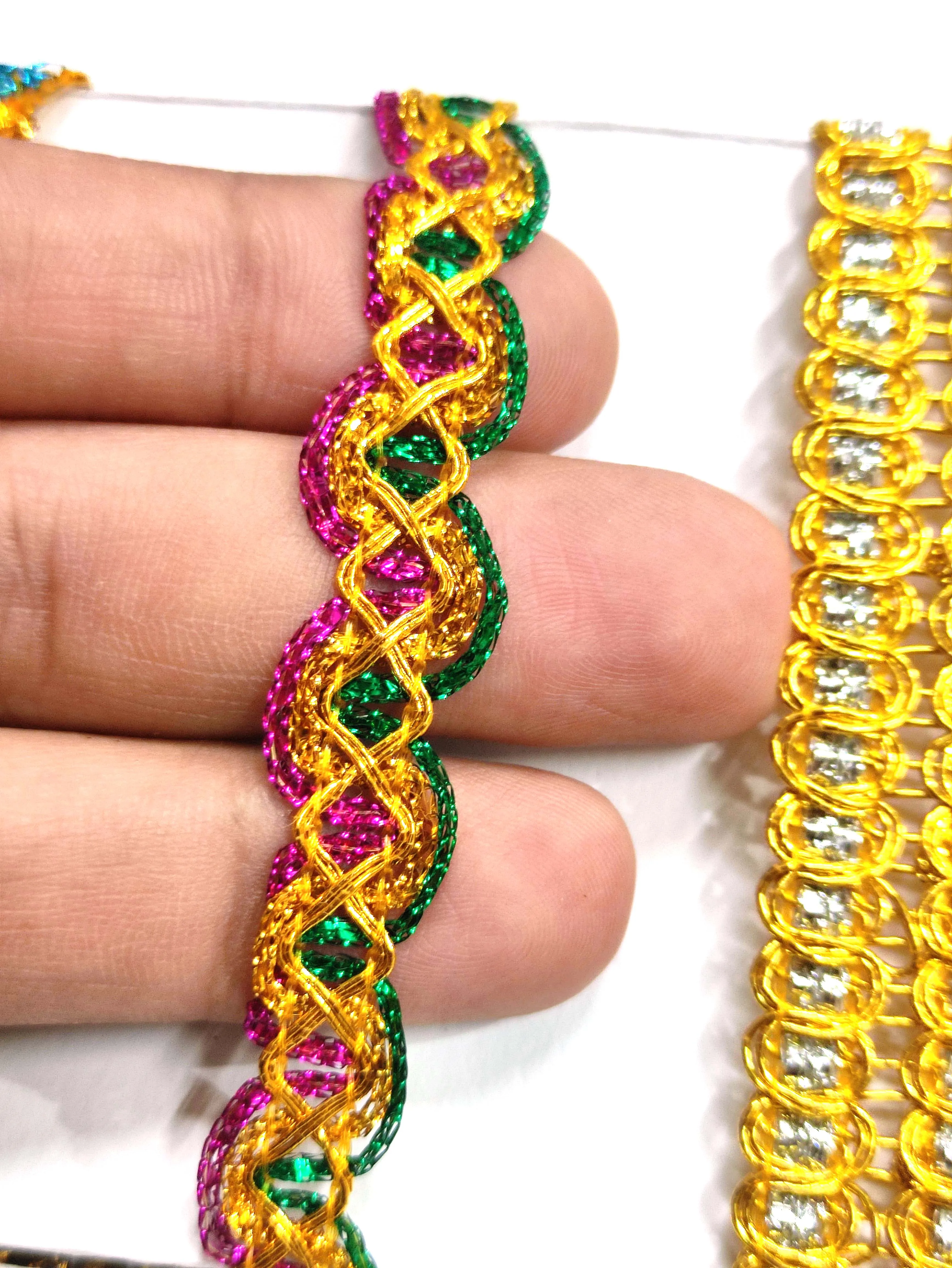 rick rack 7mm polyester cotton lace ribbon trim gimp deals in wholesale for dress and fabrics