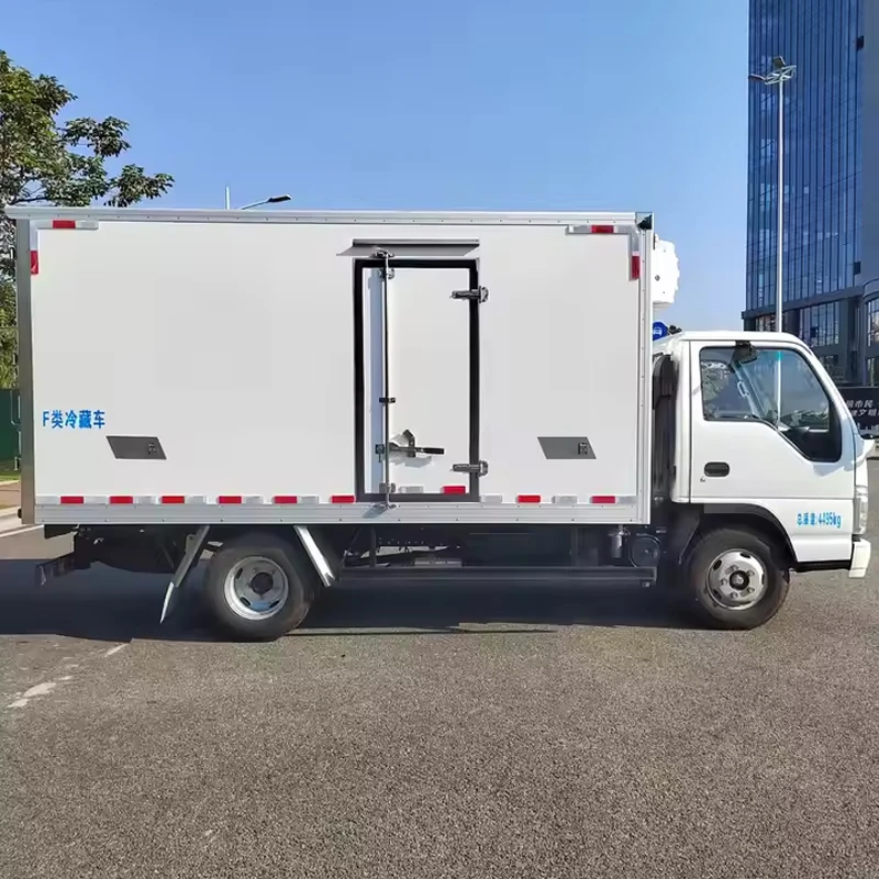 ISUZU KV100 Refrigerated Trucks Car Diesel ISUZU 100P 4x2 Light Trucks ISUZU ELF 100P 3 Ton Cargo Truck