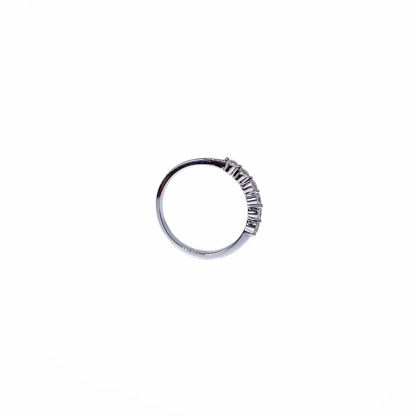 OEM женские ювелирные изделия 925 стерлингового серебра 10K 14K 18k золото 750 белое кольцо с бриллиантом