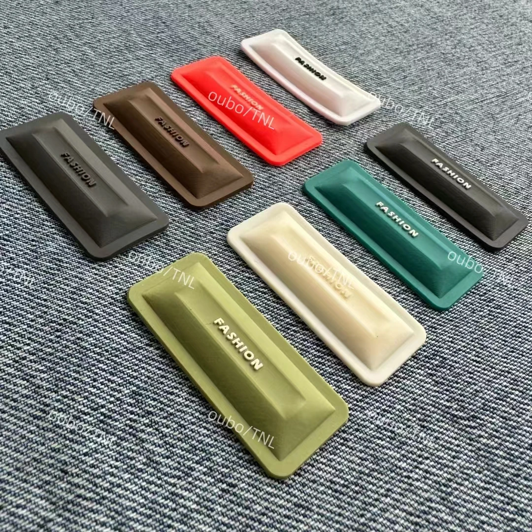 OEM Manufacture Customized Labels Rubber Patch 3D Embossed Custom  Patches For Clothing Custom Hats With Patches