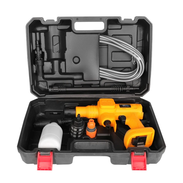 Cordless Portable High Pressure Electric Car Washer Gun With Rechargeable Battery Power Car Wash machine
