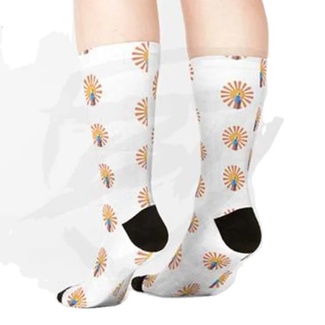 Whale Custom Made Christmas Happy Unisex Socks& Hosiery Cotton Colorful Comfortable Crew Men Women Socks 2023