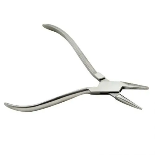 Non-slip Handle Breaking/Cutting Glass Pliers Stained Glass Tools Flat End Flat Glass Trimming Pliers Hand Tool by UAMED IND