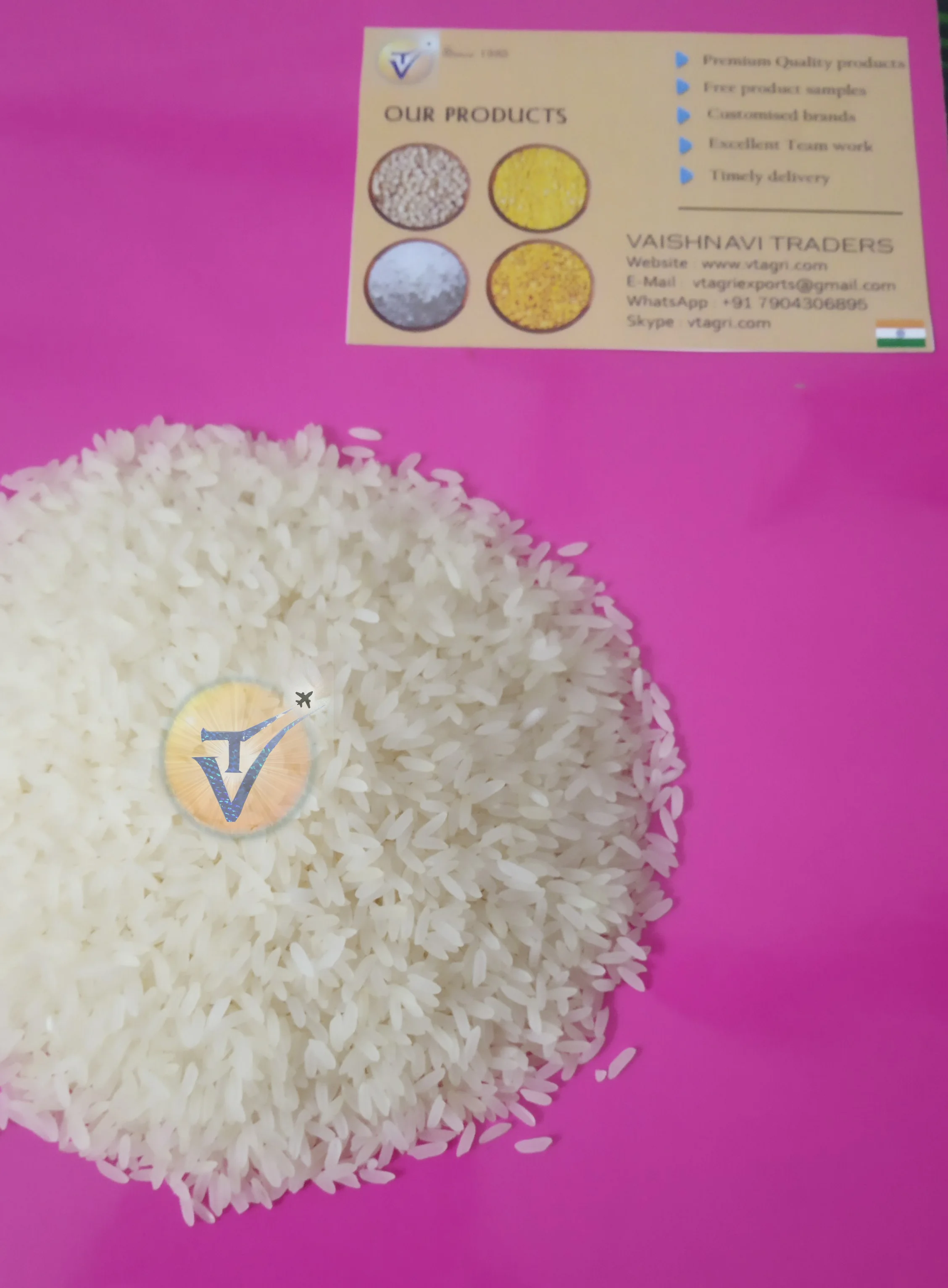 Sortexed Ponni rice Indian rice Quality Ponni rice Exporter