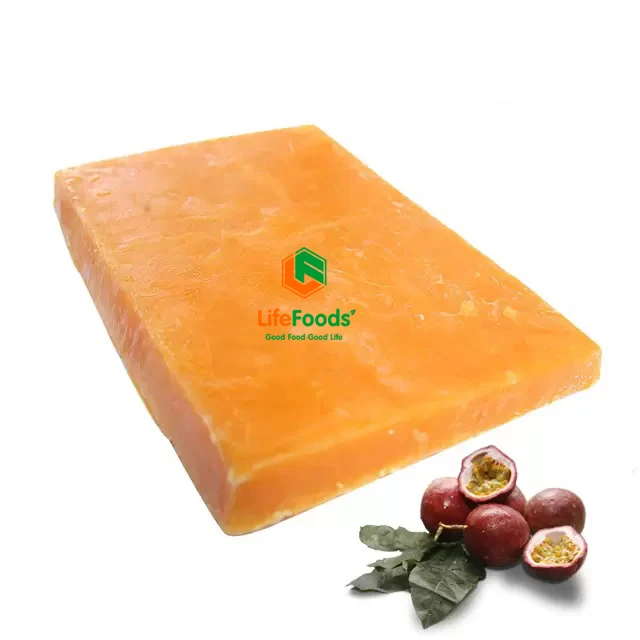 20kg aseptic bag Natural Frozen Passion Fruit Puree seedless / Vietnam supplier