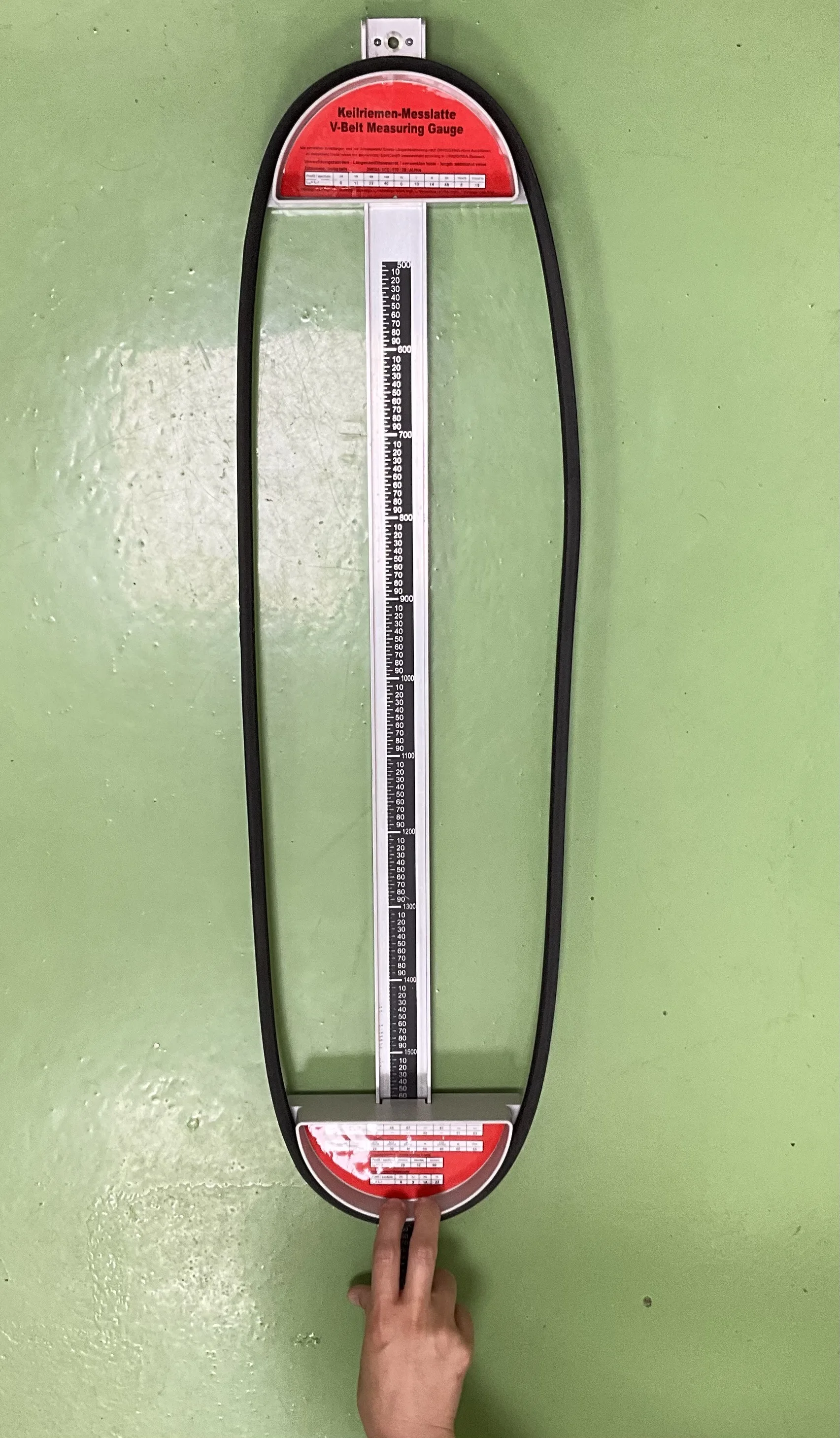 V-Groove Pulley Length Measure