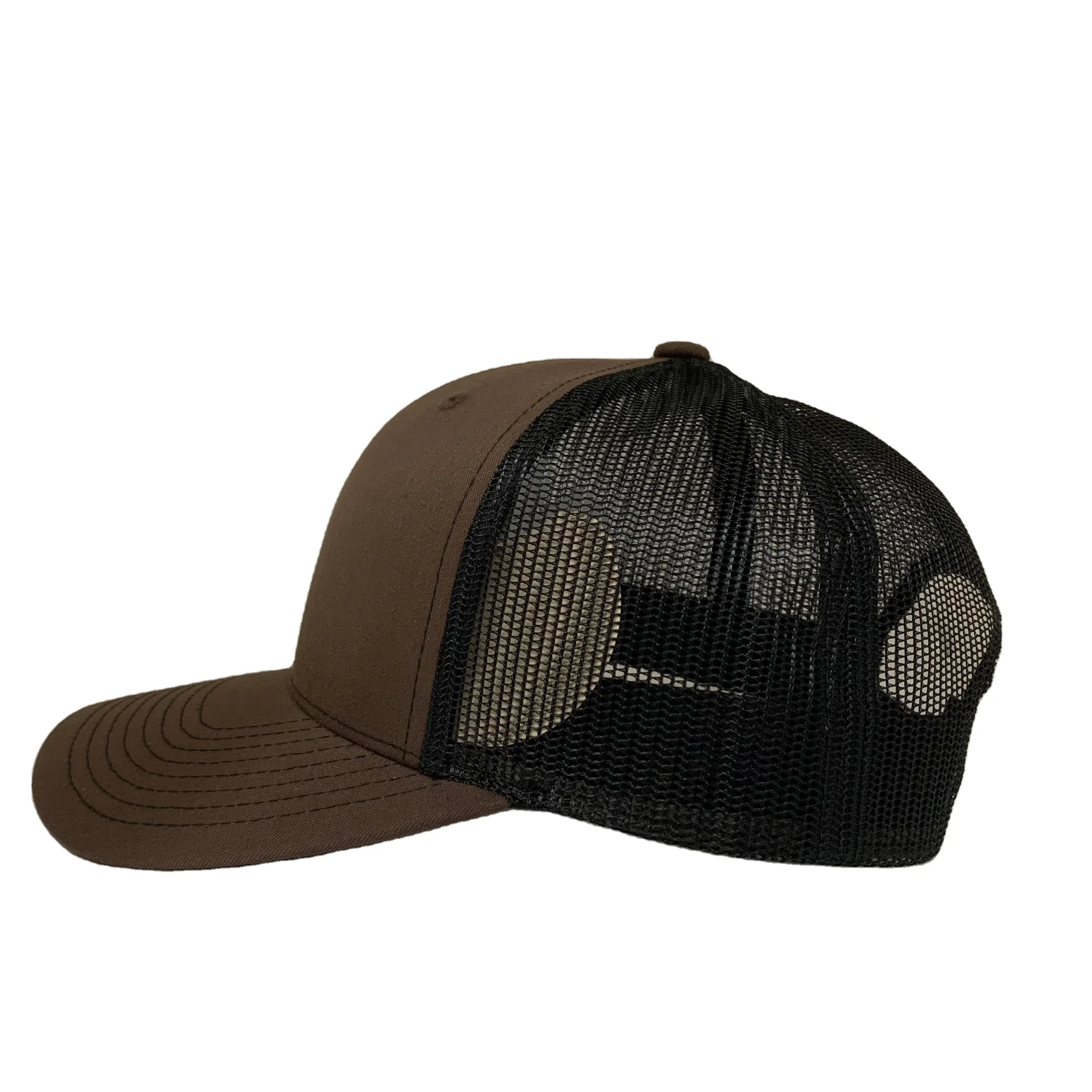 Wholesale Plain Brown Trucker Hat Back Mesh High Quality Richardson 112 Trucker Cap Multiple Color Made in Factory Vietnam
