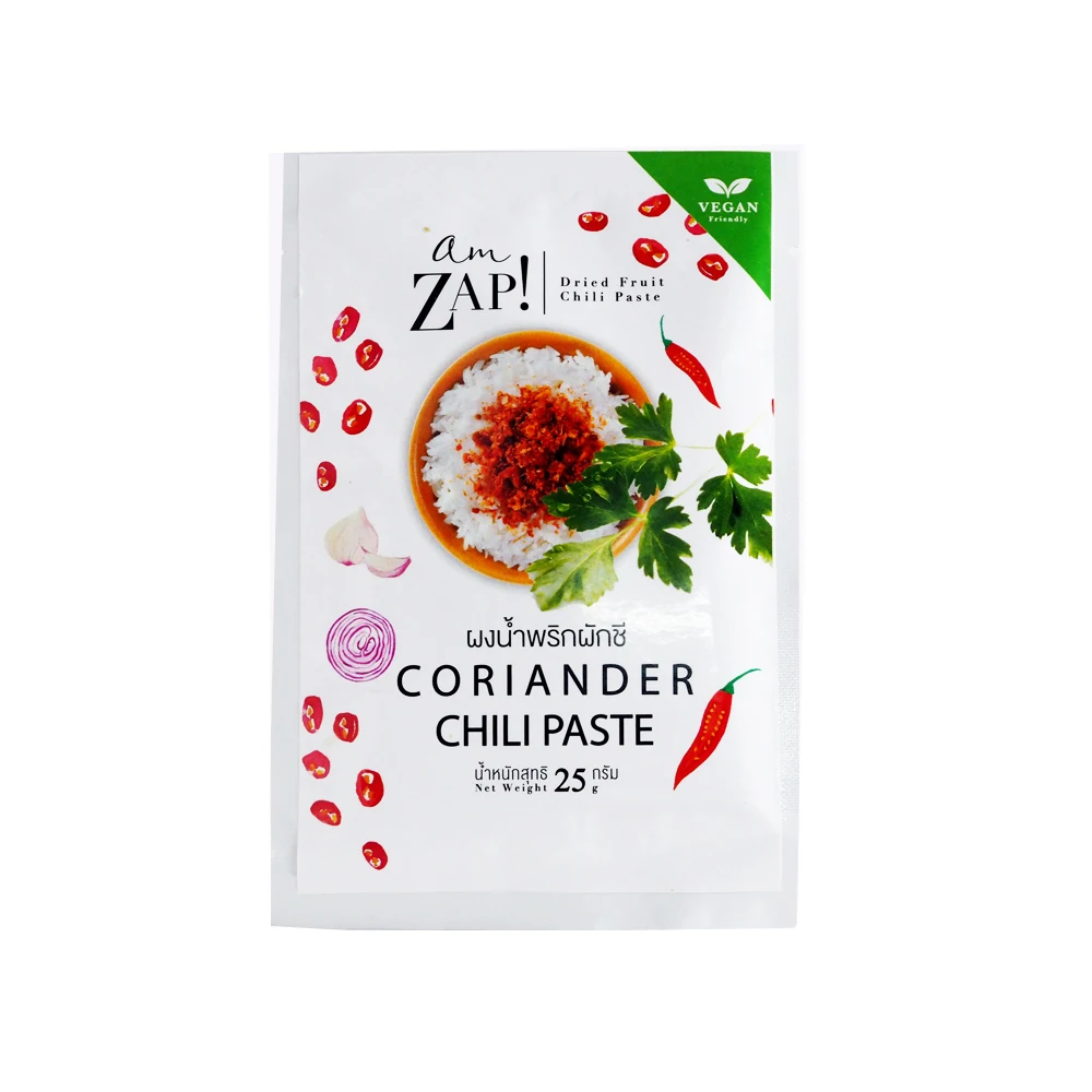 Coriander Mixing Spices And Herbs Rice Seasoning Powder Chili Paste Bag Packaging 25g