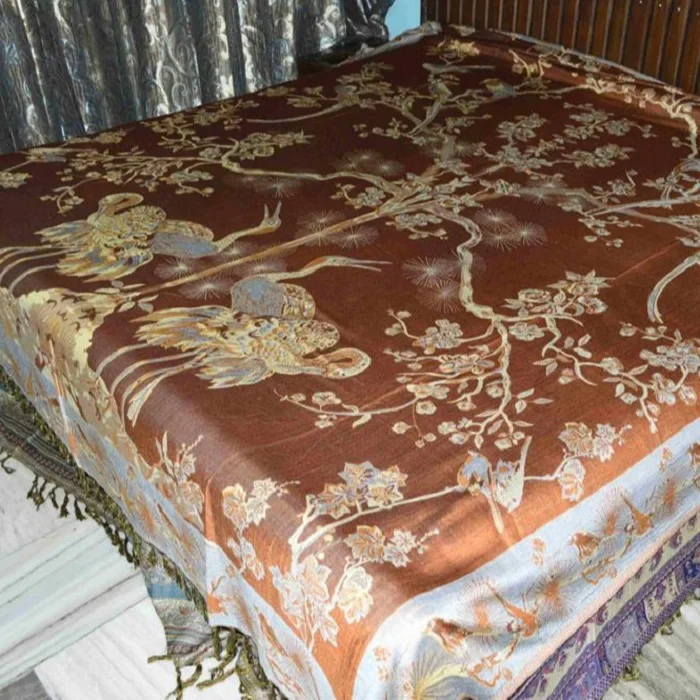100% original Silk Indian Bedspreads bedcovers Antique paisley patterns Silk Pillowcases minimize sleep wrinkles