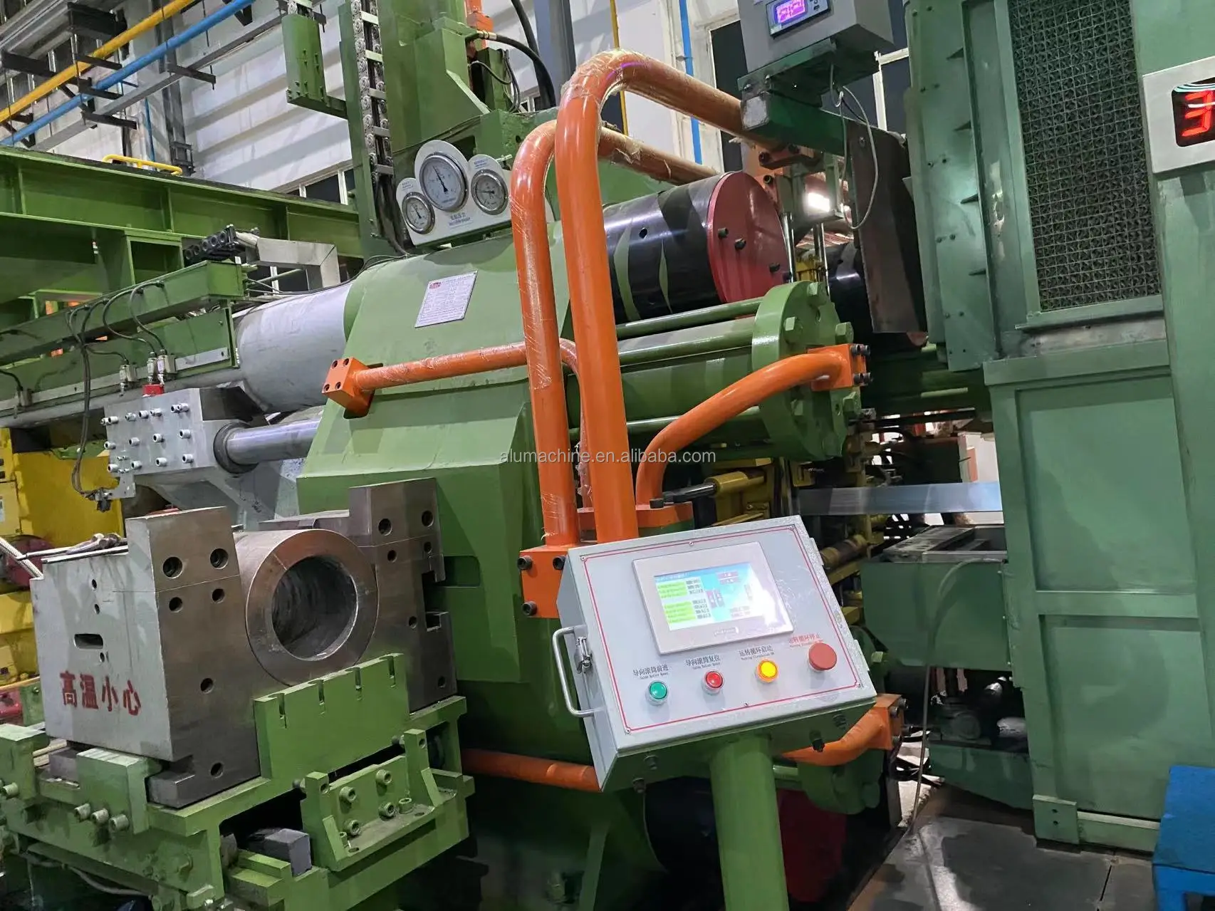 11inch 3600MT Short Stroke Constant Speed Prestressed VFD Motor Aluminium Extrusion Press Machine