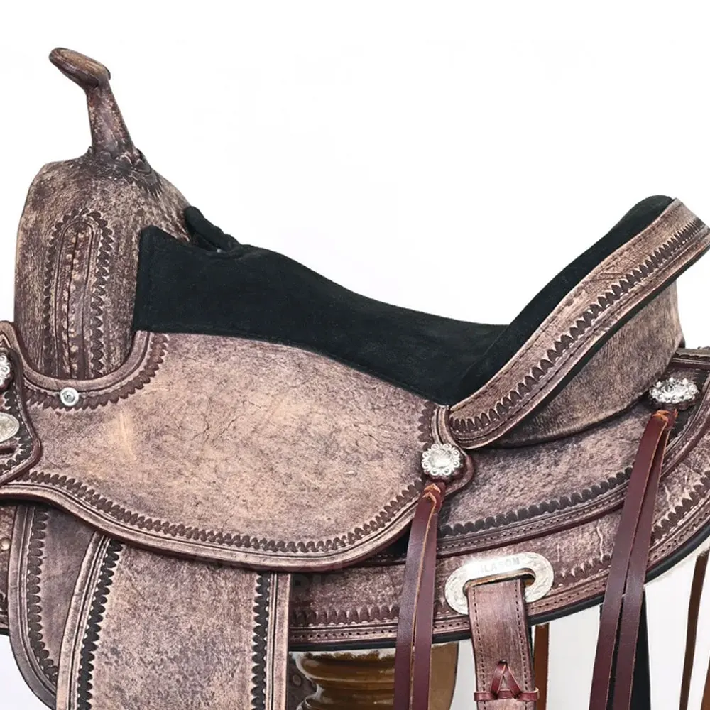 Oem Service Horse Saddles Pakistan Made Lightweight Horse Saddles Plain Dyed Horse Saddles