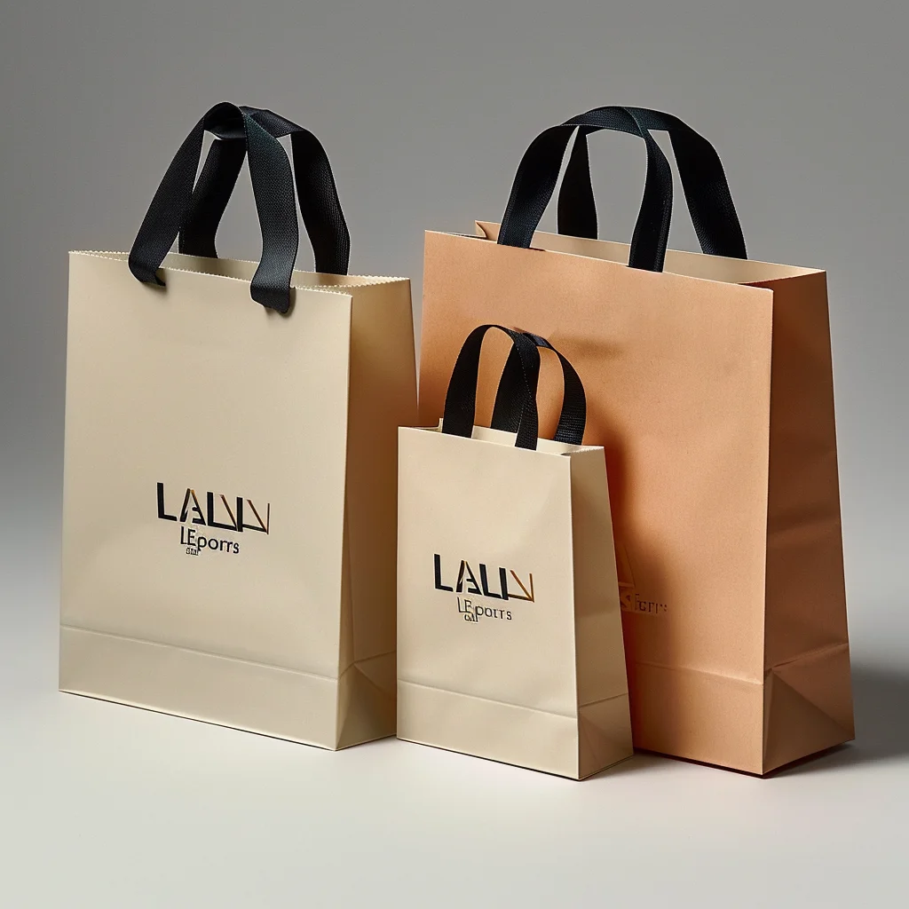 Custom Printed Logo Luxury Gravure Printing Retail Boutique Shopping Tote Art Gift Paper Bags For Shoes Clothes Packaging
