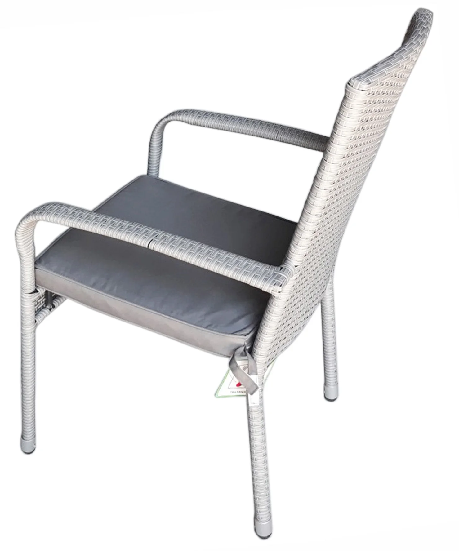 HIGH QUALITY CHEAP PRICE PE RATTAN WICKER GARDEN FURNITURE  STACKING CHAIR  AND ROUND TABLE