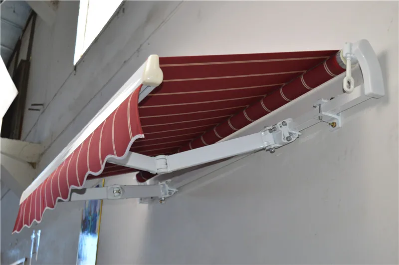 Порошковое покрытие, выдвижной тент, моторизованный алюминиевый тент, ветрозащитный водонепроницаемый наружный тент