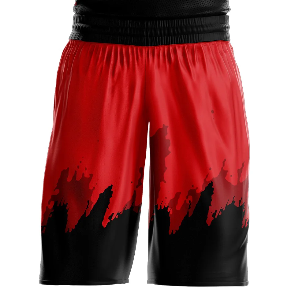 Custom royal Team Basketball Uniform 2 Pcs Breathable Mesh Fabric Wholesale Sublimation Printing Custom Reversible Basketball Un