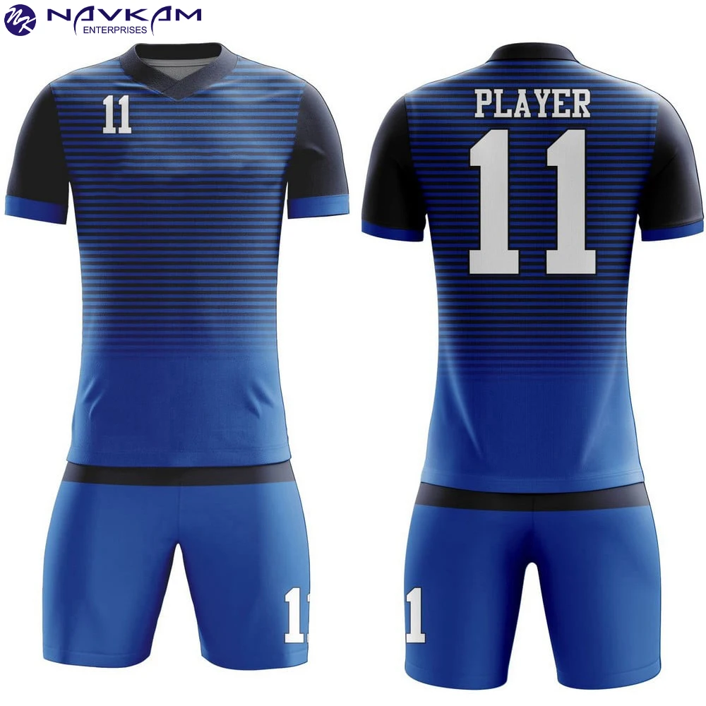 Blank Custom Adult Kids Soccer Jersey Set Football Kit Men Child Soccer Training Uniforms Set Team Customized