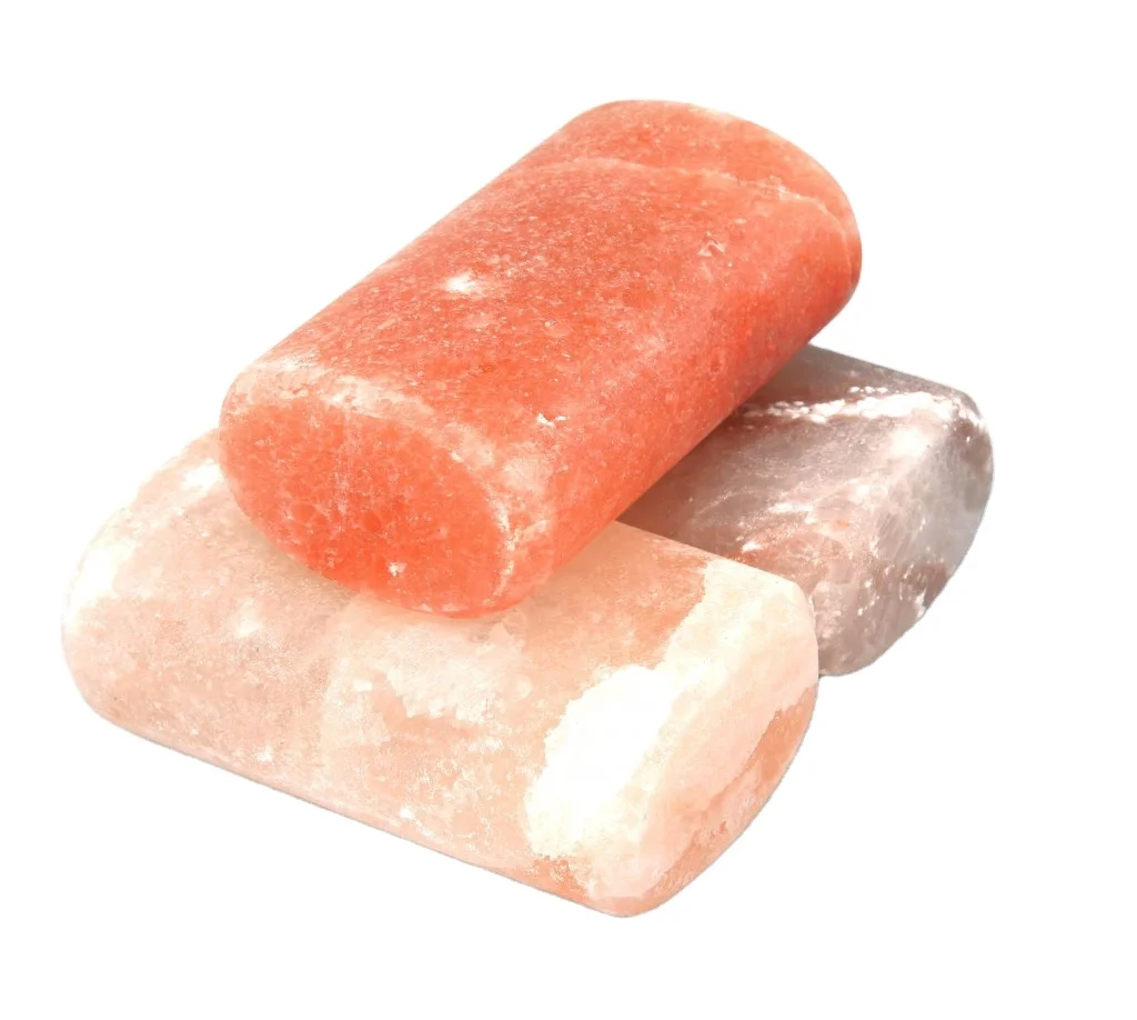 Pink Hiamlayan Salt Stone Massage With Multiple Health Benefits and Aromatherapy Hot Massage Stone For Home & Spa