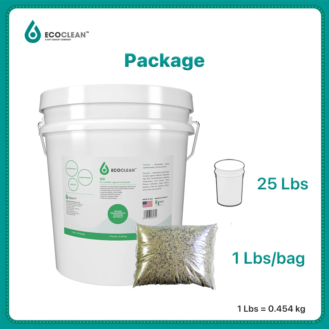 Sewage Treatment Specially Formulated for Landfill Leachate and Lagoon Problems Biological Probiotics- 5 billions CFU/Gram
