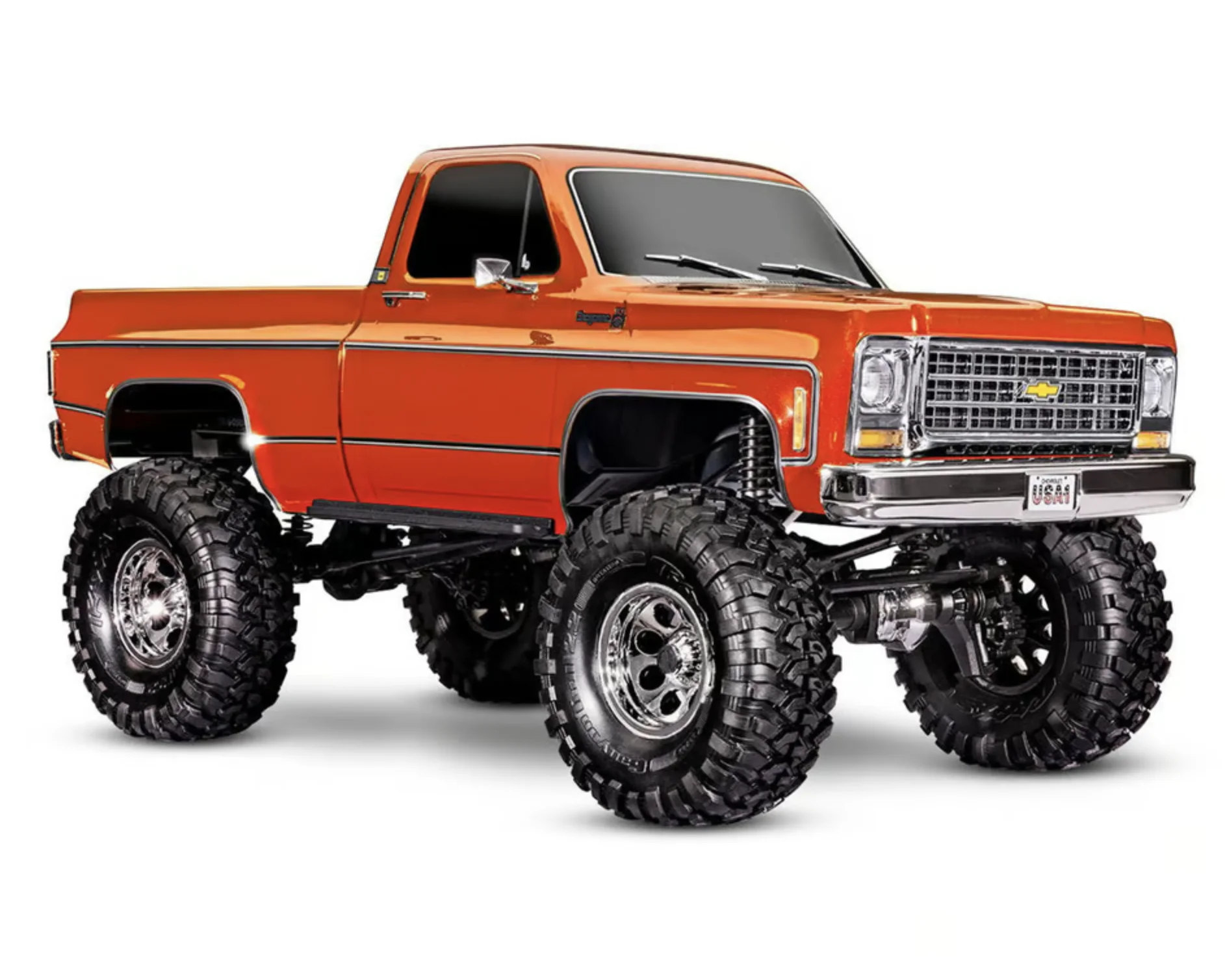 2024 лучшее предложение по доставке TraxxasTRX-4 1/10 высокочастотных радиоуправляющихся гусениц с кузовом и/TQi 2 4 GHz Радио