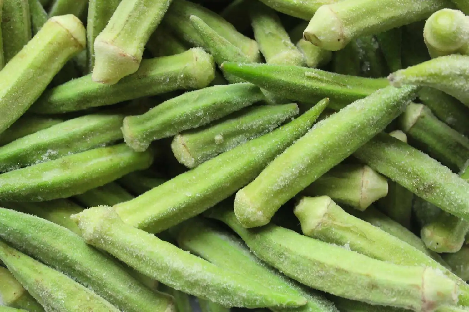 Высококлассные свежие замороженные органические овощи Okra IQF бамии для продажи