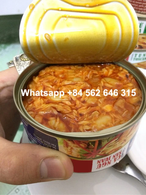 CANNED SALAD TUNA SAN JUAN | VIETNAM SEAFOOD | HIGH QUALITY FOOD | MANUFACTURER  PRICE | OEM/PRIVATE LABEL