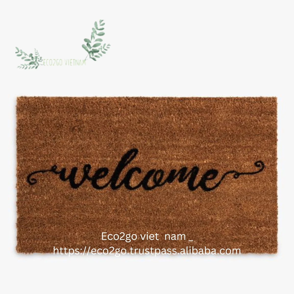 Hight Quality Bulk Wholesale Coconut Doormat Door Mat Coconut Coir Outdoor Indoor Entryway By Eco2go Viet Nam