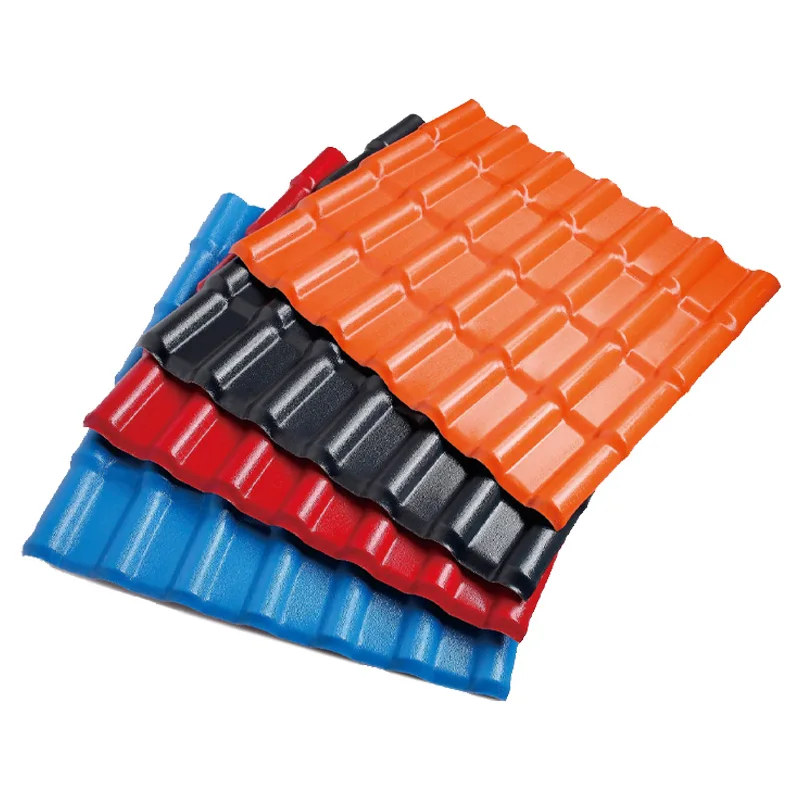 Huazhijie ASA Pvc Resin Roof Tile Upvc Roof Sheet Pvc Tile Roof