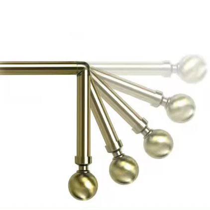 Flexible Angle Adjustment Curtain Rod For Bay Window with High End Looking