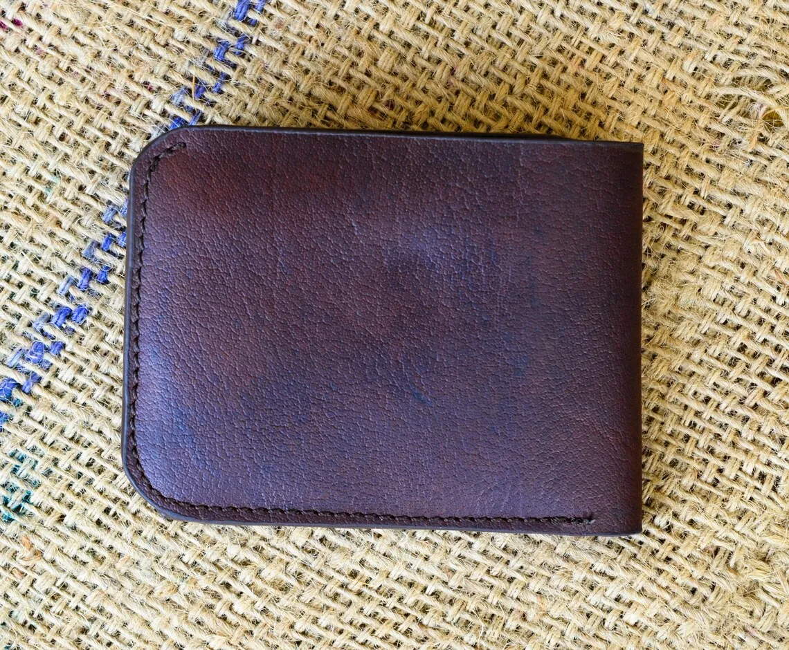 Best Brand 2024 Men Wallet Handcraft Vintage Buffalo Leather Credit Card Holder Premium Quality Women Luxury Wallet For Unisex