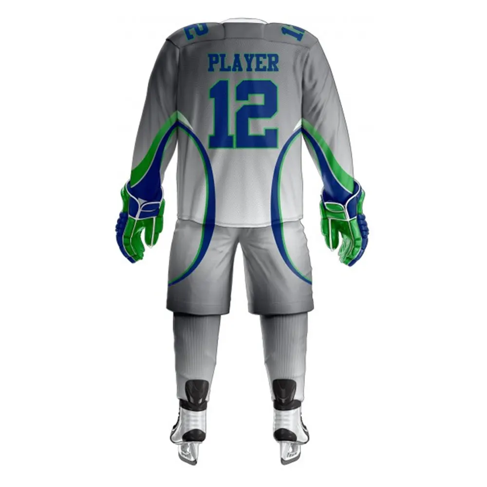 Hot Selling Custom Sublimation Print Adult Size Ice Hockey Uniform For Men  / Best Wholesale Price  Ice Hockey Uniform