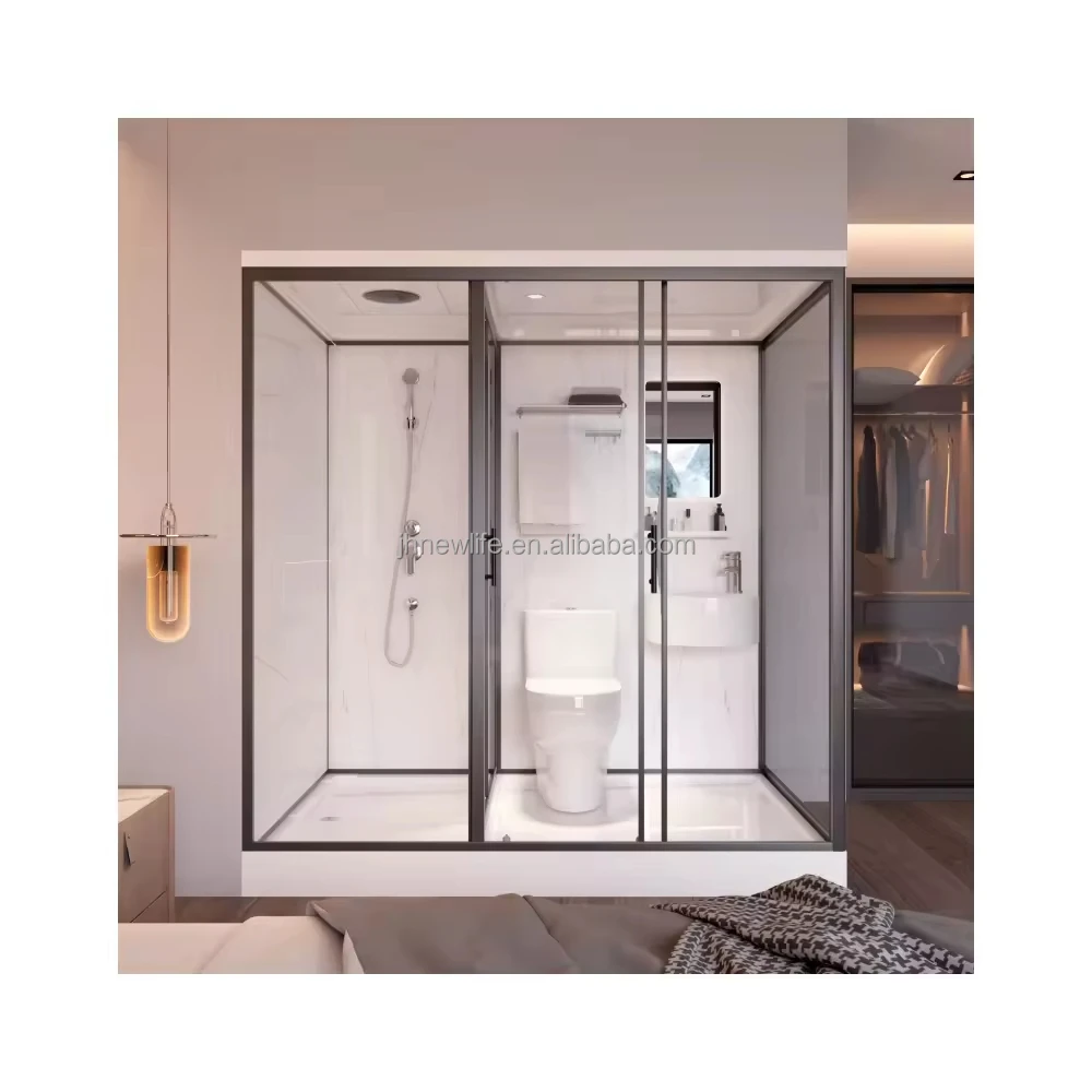 All in One Prefabricated Bathroom Integrated Bathroom Prefab Modular Bathroom