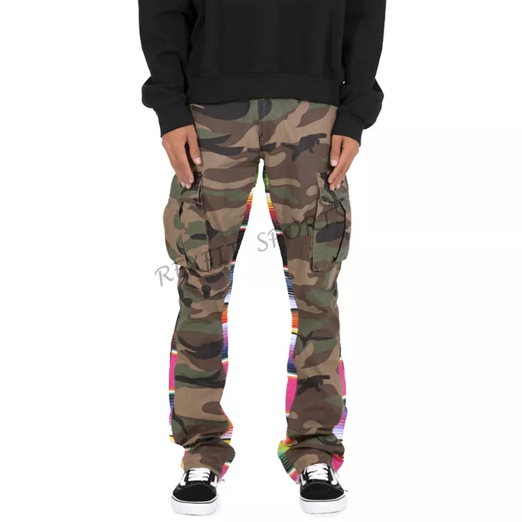 New Custom Wholesale Men Fashionable 100% Cotton High Quality Slim Fit Style Pants Flare Sweat Pants