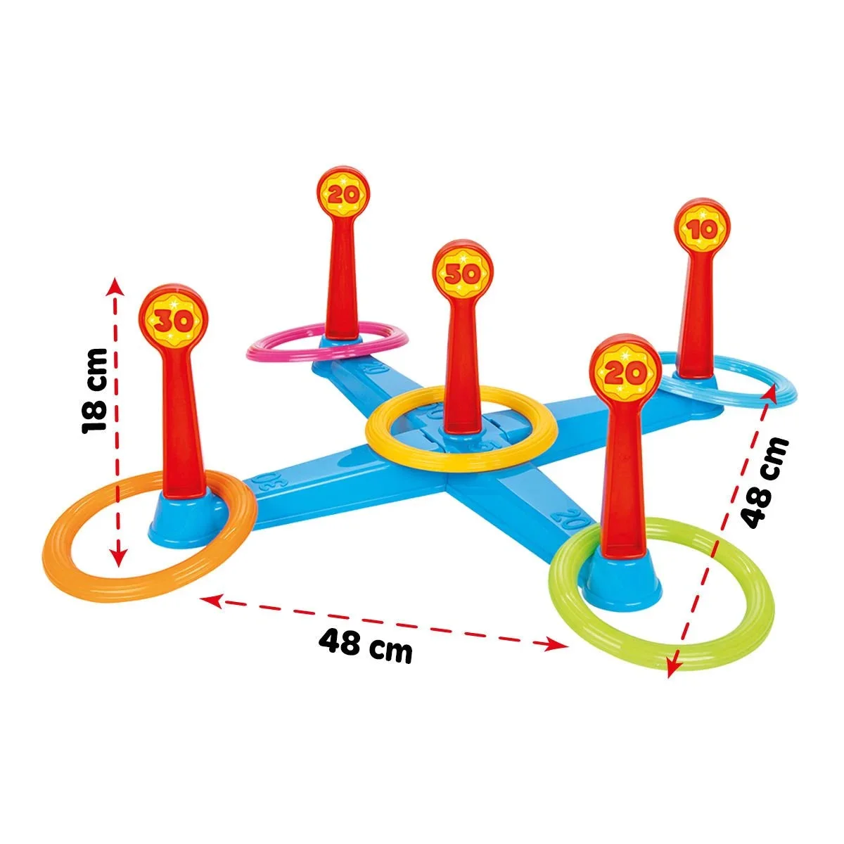 Ring Toss Game Set Plastic Throwing Hook for Kids Baby Creative Sport Game Play Educational Preschool Play Toys for Children