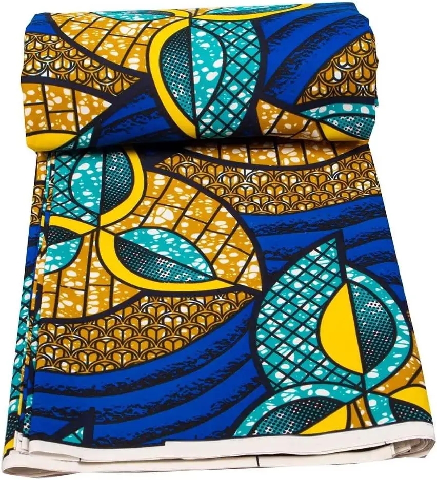 100% Cotton Wax Print Batik Fabric Mixed Designs Stock Ready Item Indian Textiles for African Market High Quality Vibrant Design