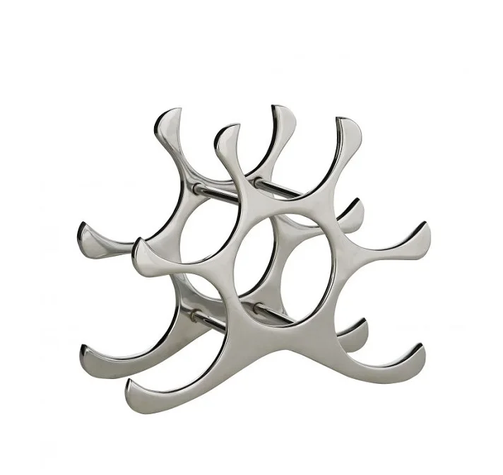 Kitchen Storage Wine Rack Under Cabinet Stemware Rack and Wine Bottle Holder