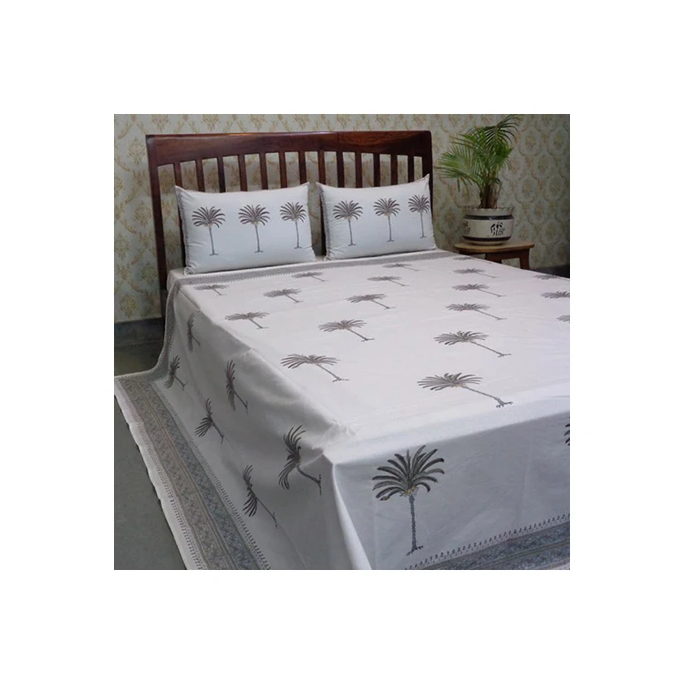 Вязанное крючком покрывало вышитое Хорошо Впитывающее 100% Мягкое хлопковое королевского размера с 2 наволочками для Sa