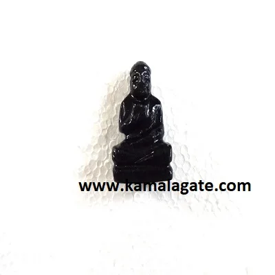 Handmade Green Mica Agate Buddha Sculpture Natural Gemstone Craft Semi-Precious Stone Carved Buddha Chakra Style Healing Pattern