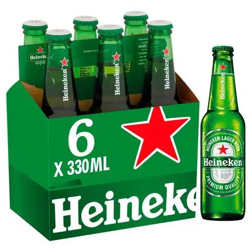 Высококачественное Пиво H-einekens большего размера 330 мл X 24 бутылки/ч-пиво eineken