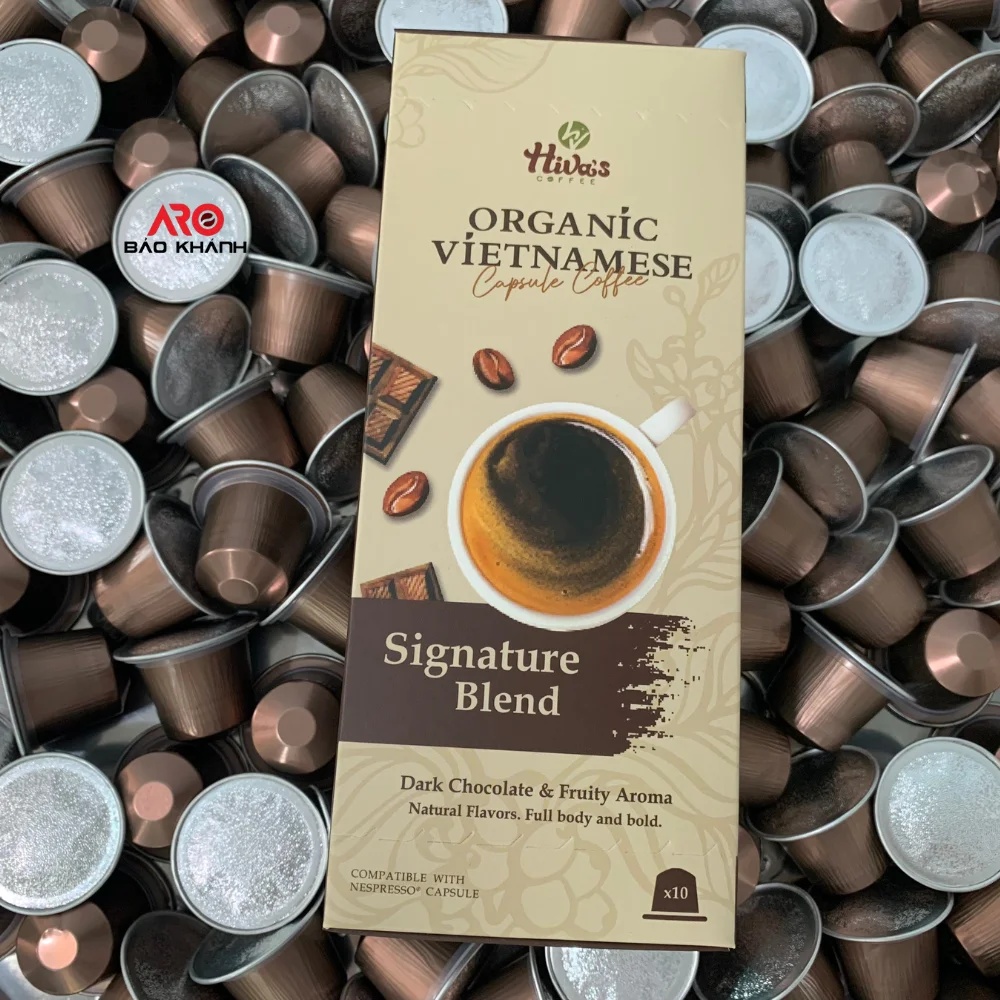 ROBUSTA Viet Nam coffee Wholesale price Capsule compatiple Nespresso Coffee OEM 6gr per cup Good price at the factory Export