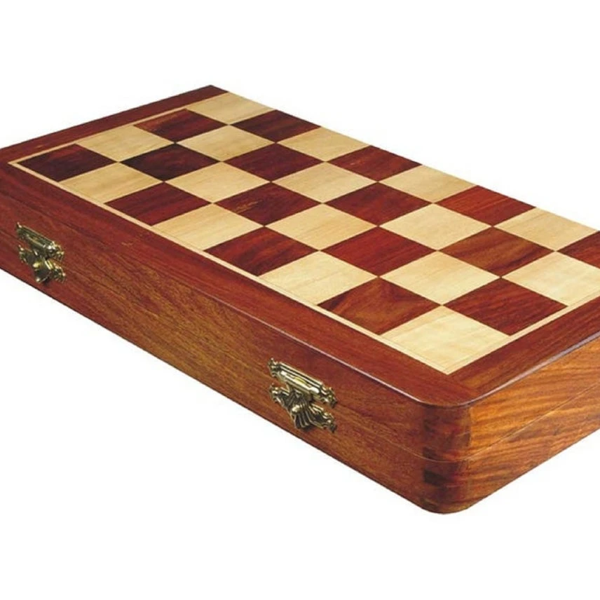 Indian Magnetic Wooden Chess Set Folding Chessboard Pieces Wood Board Kid Gift Toy Hot