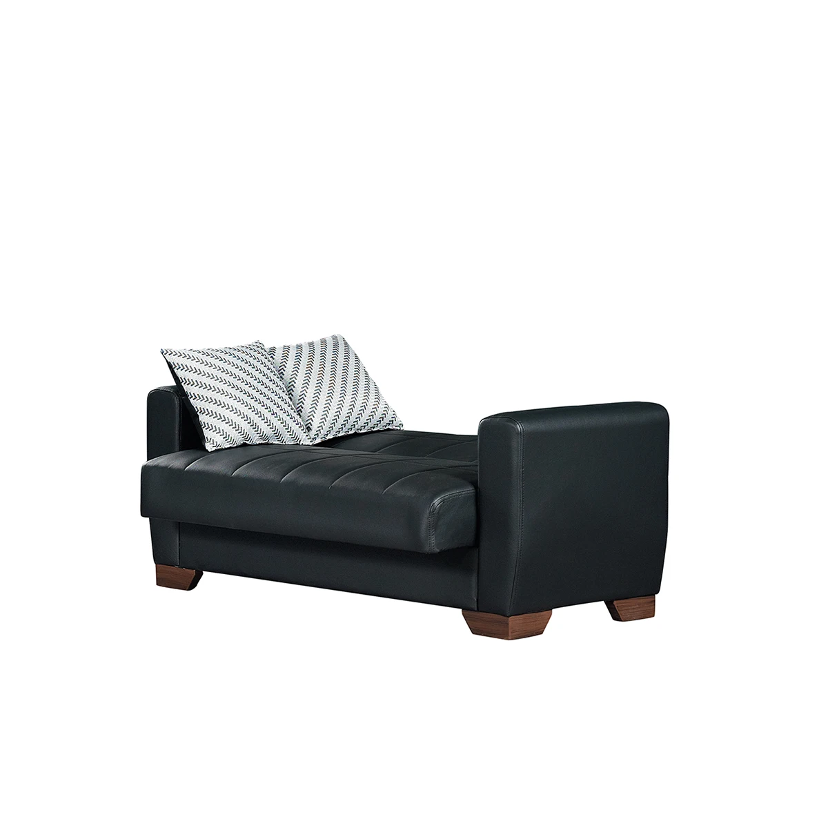 High Quality Furniture Big Sofa Bed Black Fabric 3 Seater Sofa Bed With Storage